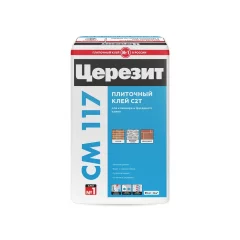 Клей для клинкера и фасадного камня Церезит СМ 117 Elast 25 кг